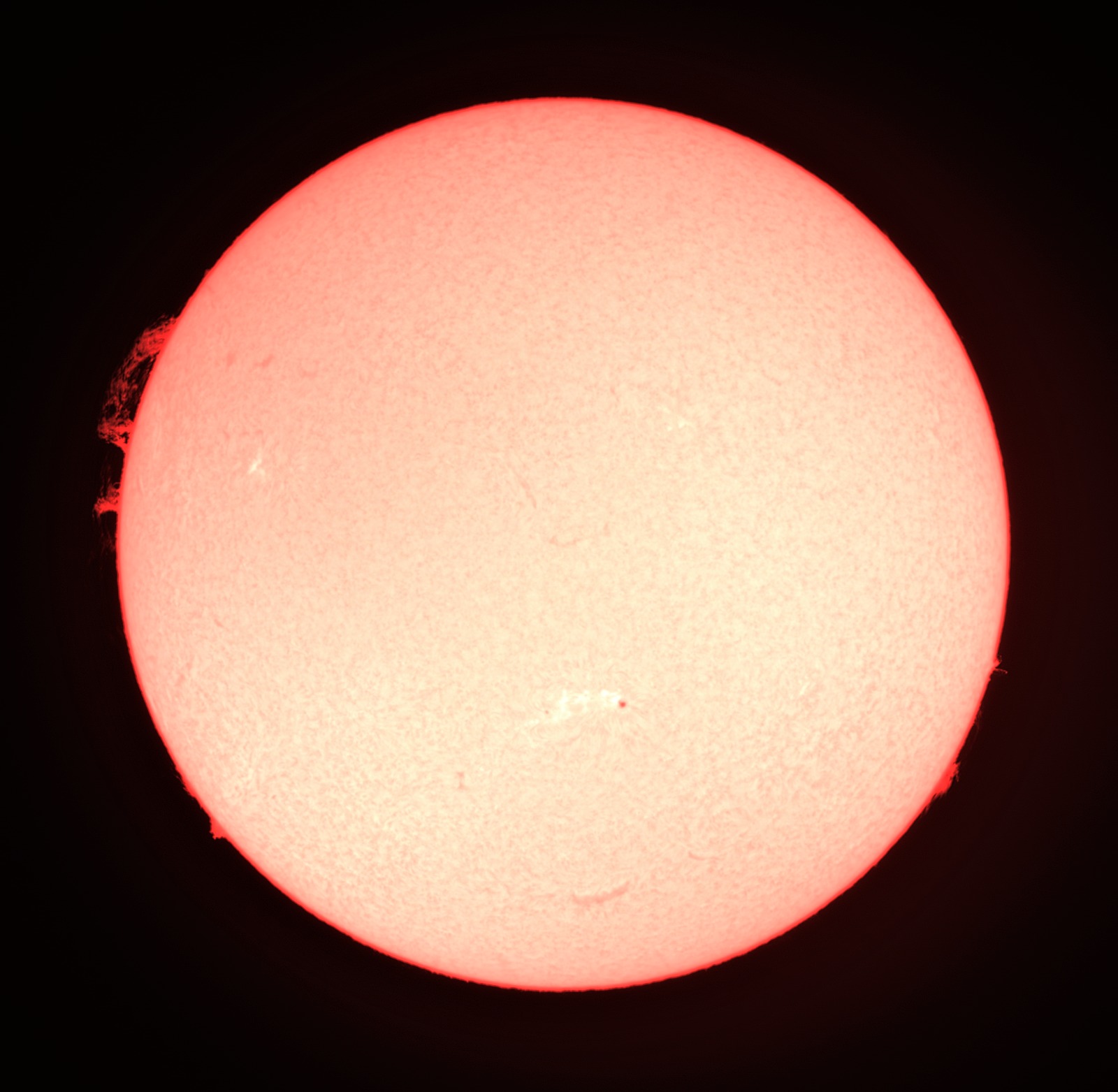 Sonne H-alpha 02.08.2022